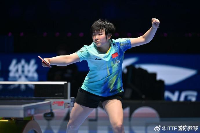 中国女乒强势晋级八强 覃予萱掀翻早田希娜