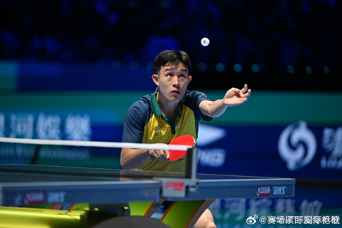 王楚钦直落三局力克卢伟晋级澳门世界杯男单八